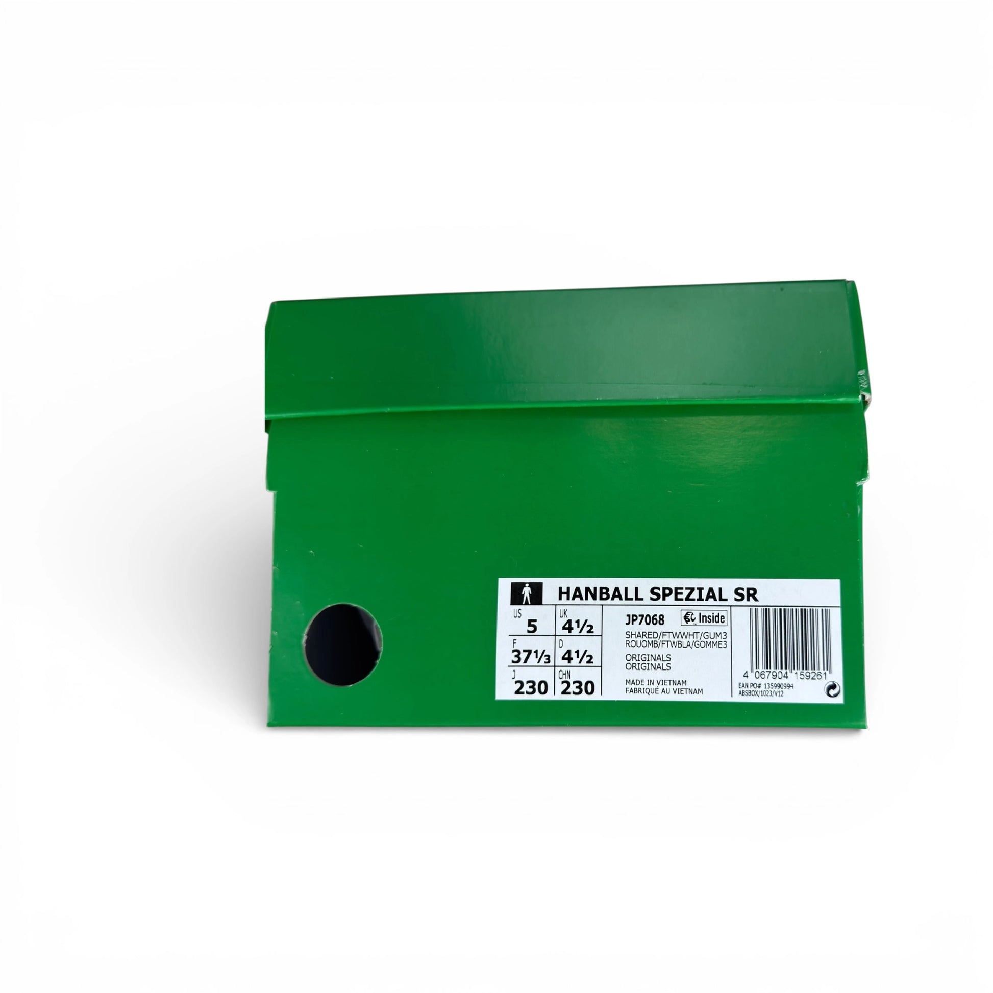 adidas Handball Spezial Sporty & Rich Shadow Red JP7068 – EU 37 1/3, brand new with original box
