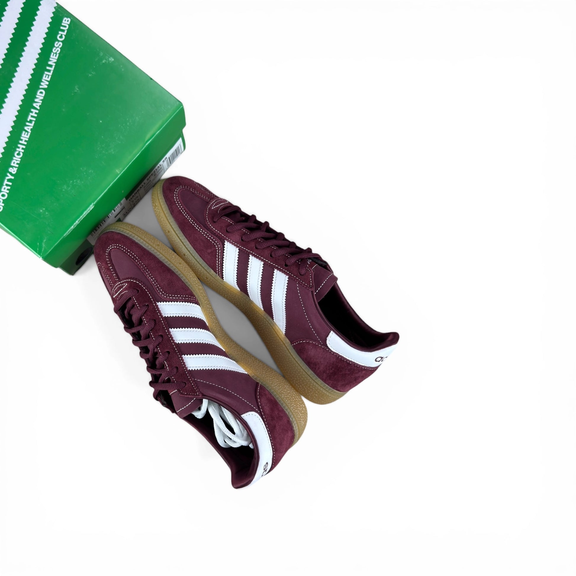 adidas Handball Spezial Sporty & Rich Shadow Red JP7068 – EU 41 1/3, brand new with original box