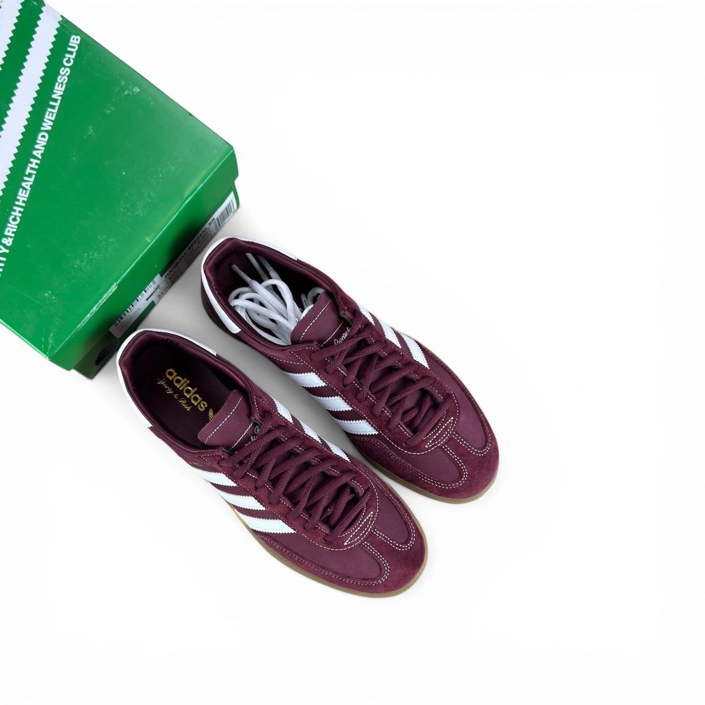 adidas Handball Spezial Sporty & Rich Shadow Red JP7068 – EU 41 1/3, brand new with original box