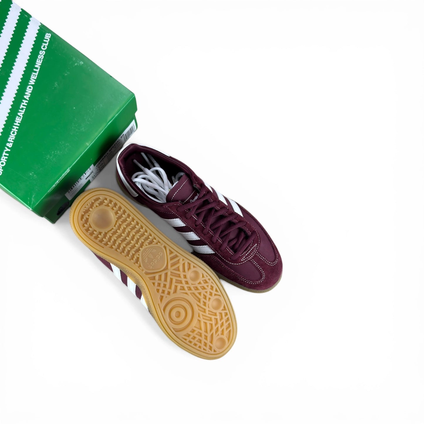 adidas Handball Spezial Sporty & Rich Shadow Red JP7068 – EU 41 1/3, brand new with original box