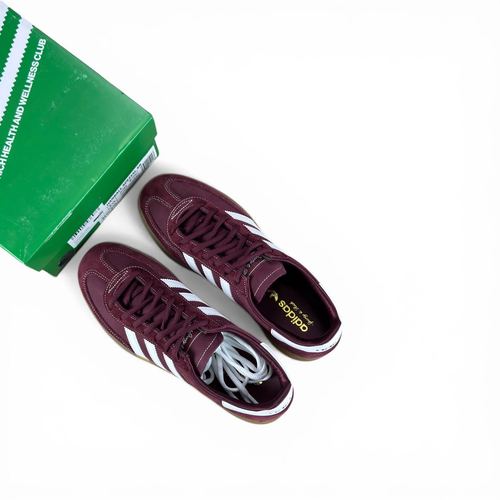adidas Handball Spezial Sporty & Rich Shadow Red JP7068 – EU 41 1/3, brand new with original box