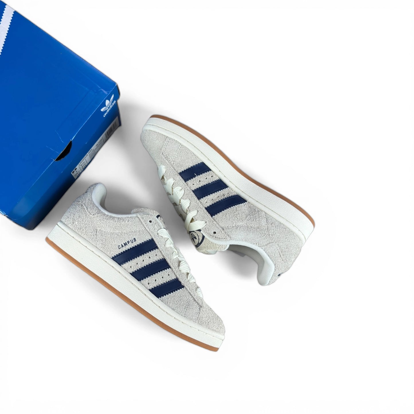adidas Campus 00s Cream White Dark Blue JP7745 – EU 38⅔, brand new with original box