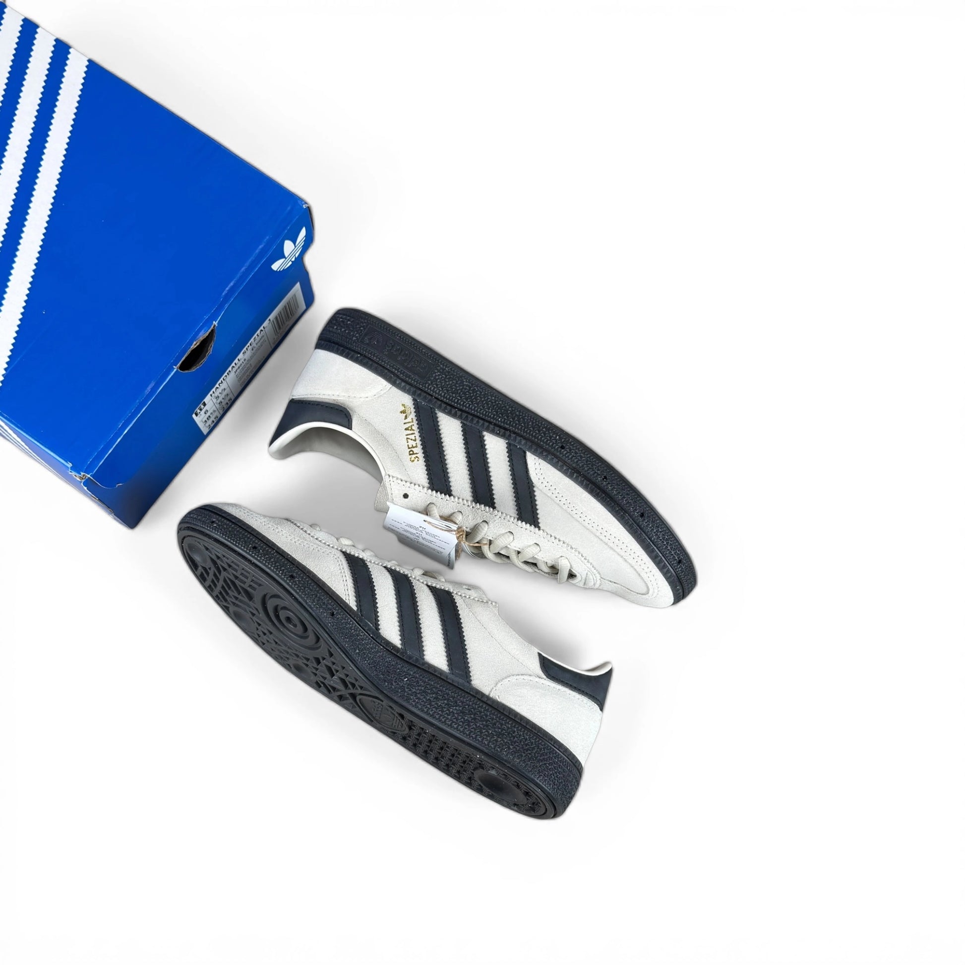 adidas Originals Handball Spezial Junior Grey White Gum (Junior) JP8016 – EU 38 2/3, brand new with original box