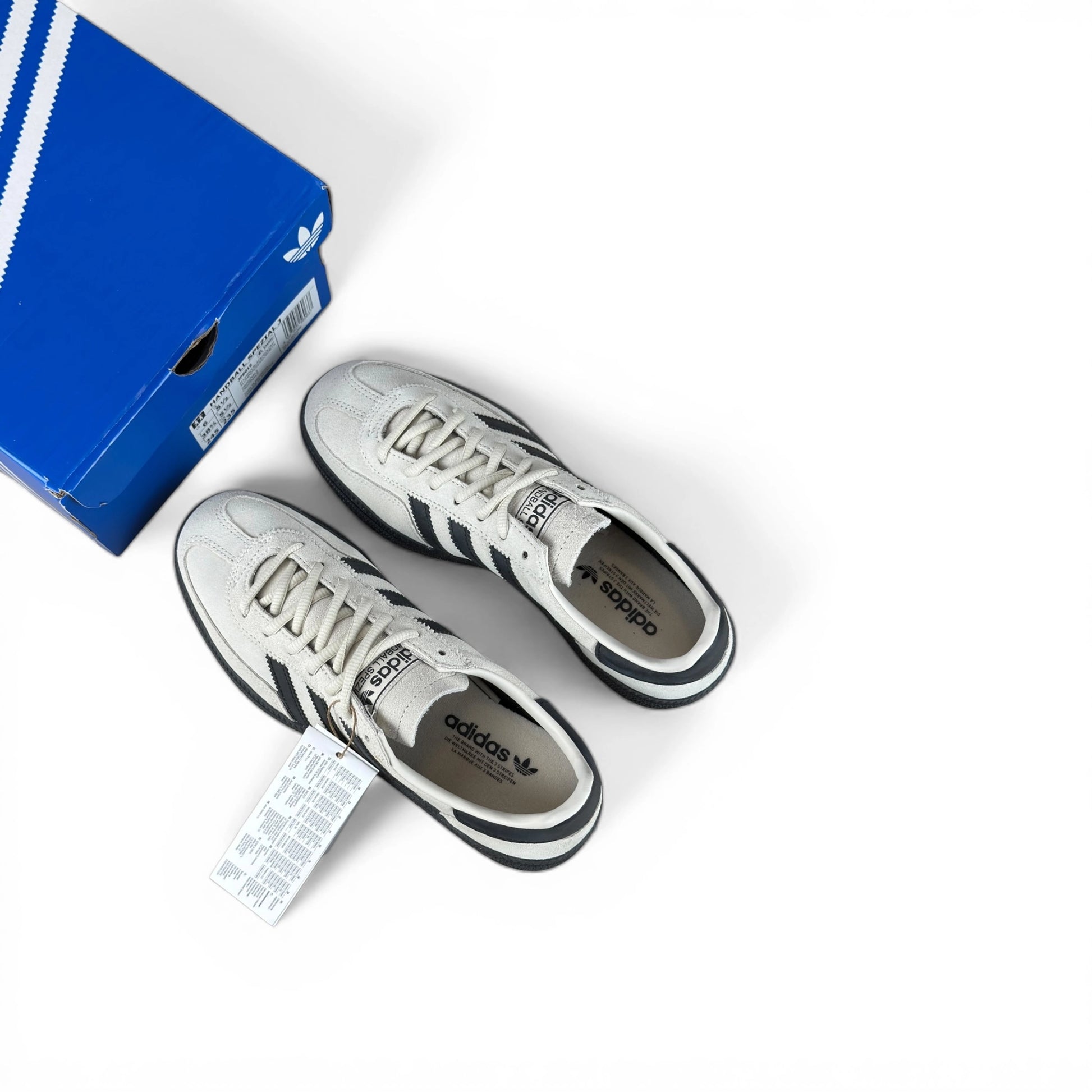 adidas Originals Handball Spezial Junior Grey White Gum (Junior) JP8016 – EU 38 2/3, brand new with original box