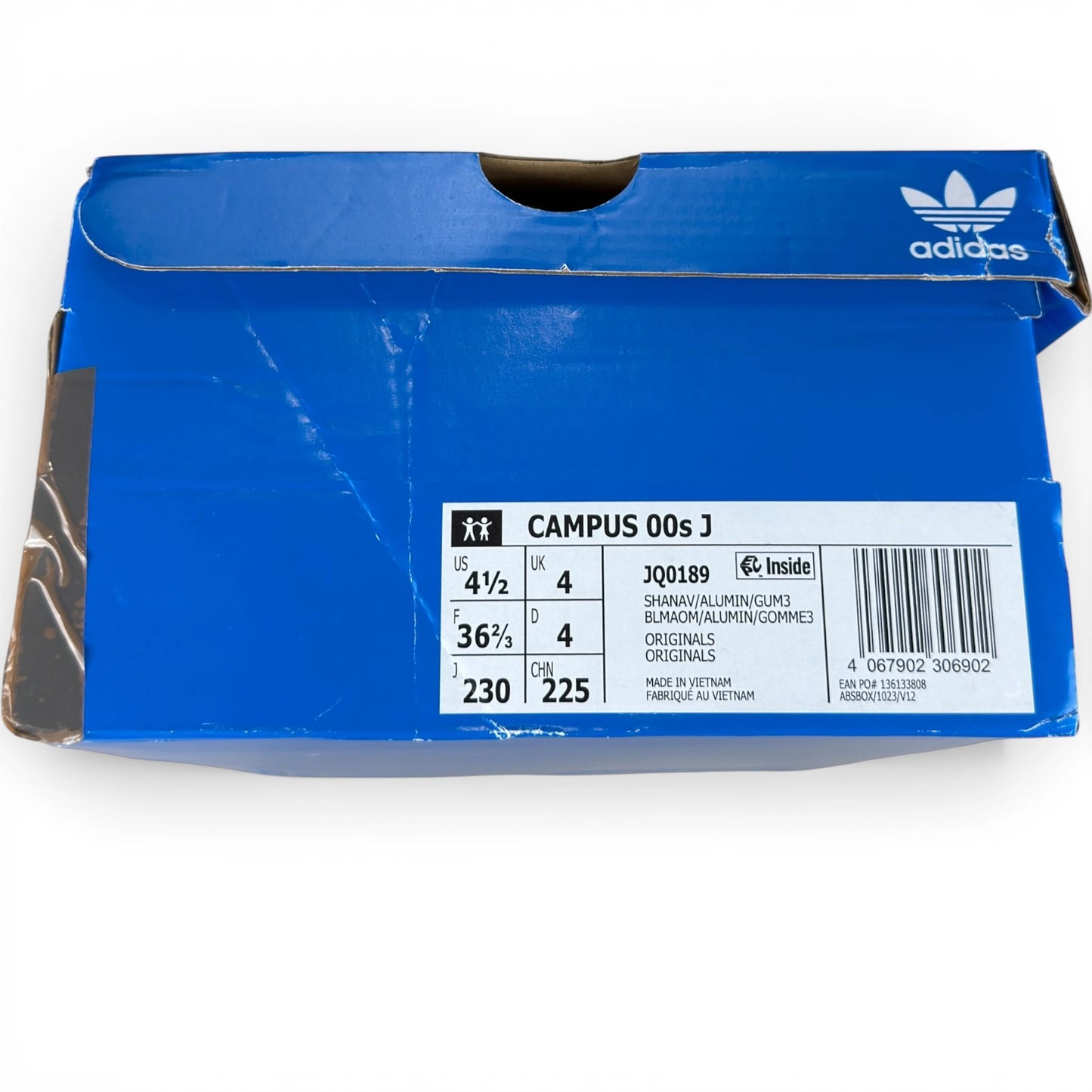 Adidas Originals Campus 00s Junior Navy JQ0189 – EU 36 2/3, brand new with original box
