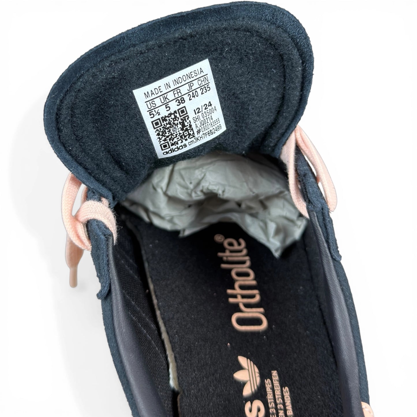 adidas Handball Spezial Black Powder Coral Gum JQ0214 – EU 38 2/3, brand new with original box