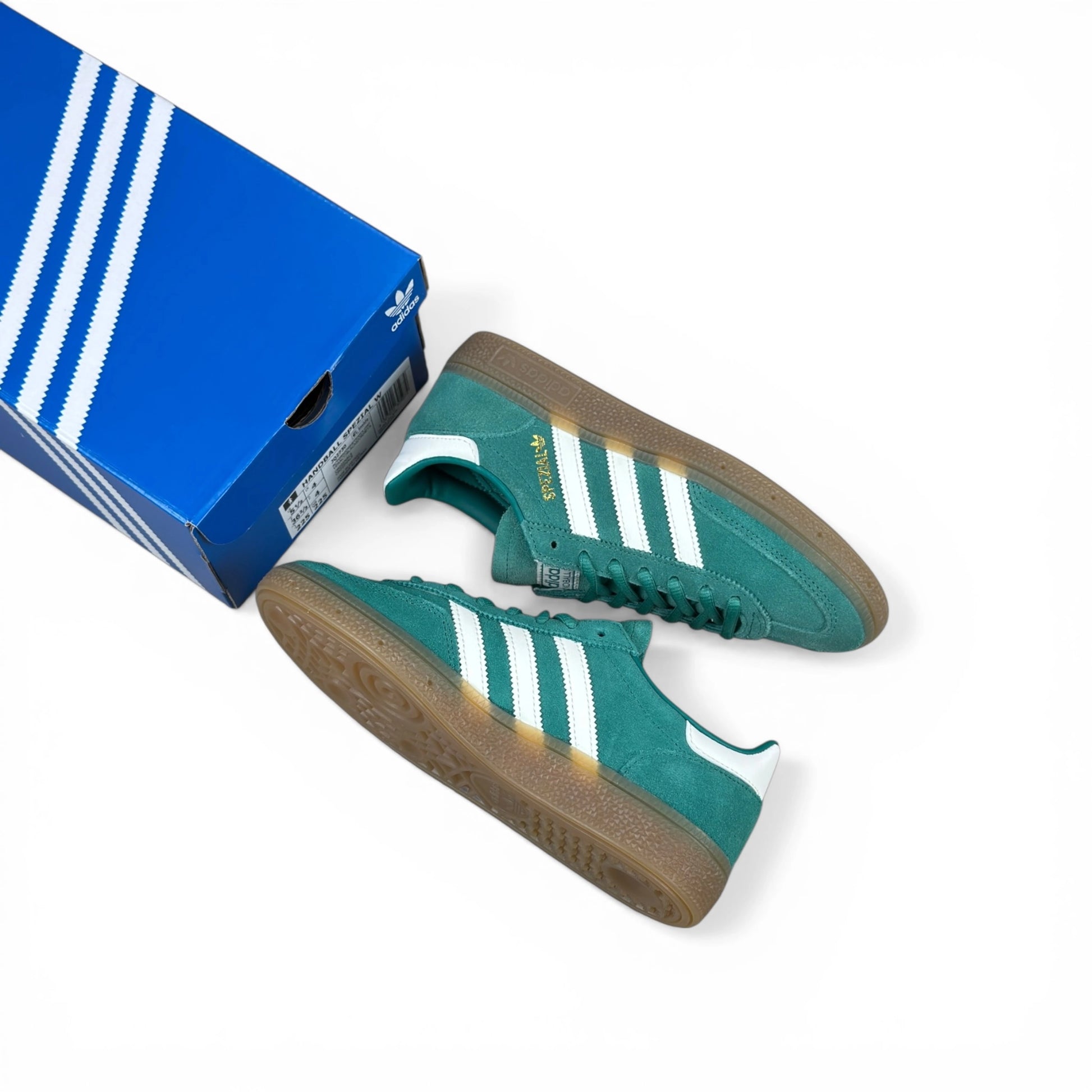 adidas Handball Spezial Active Green Off White (Women’s) JQ2730 – EU 36 2/3, brand new with original box