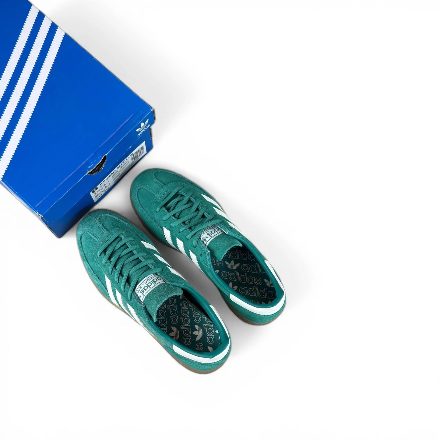 adidas Handball Spezial Active Green Off White (Women’s) JQ2730 – EU 39 1/3, brand new with original box