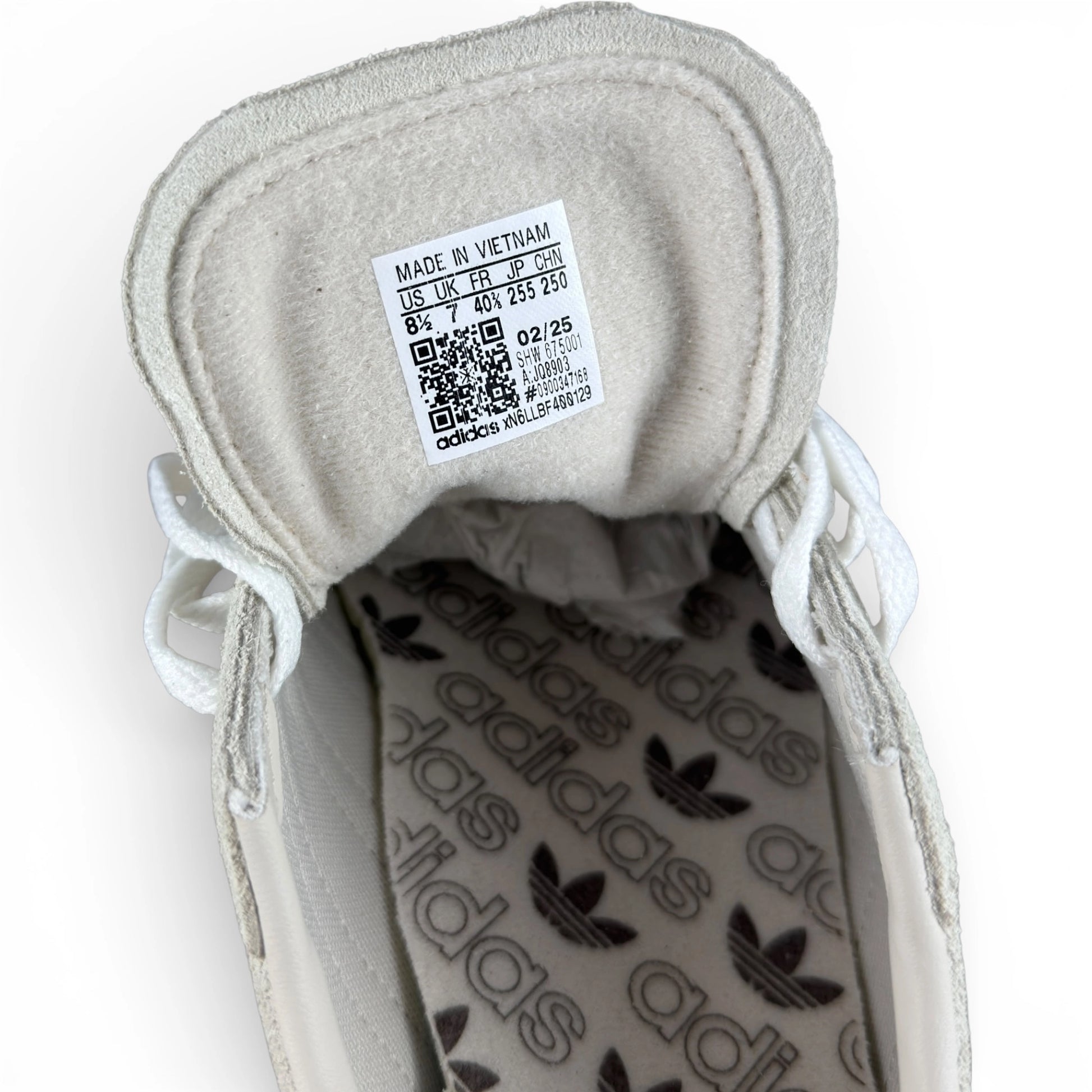 adidas Handball Spezial Off-White Earth Strata Gum (Women's) JQ8903 40⅔ nuove con scatola intera