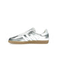 adidas Samba OG women's shoes in silver metallic leather with white and core white accents – image 3 of 4