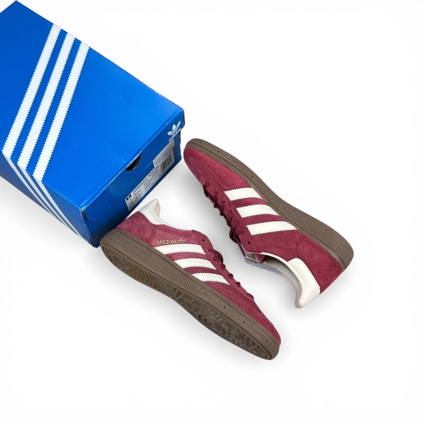 adidas Handball Spezial Burgundy Crew White JR2122 – EU 40, brand new with original box