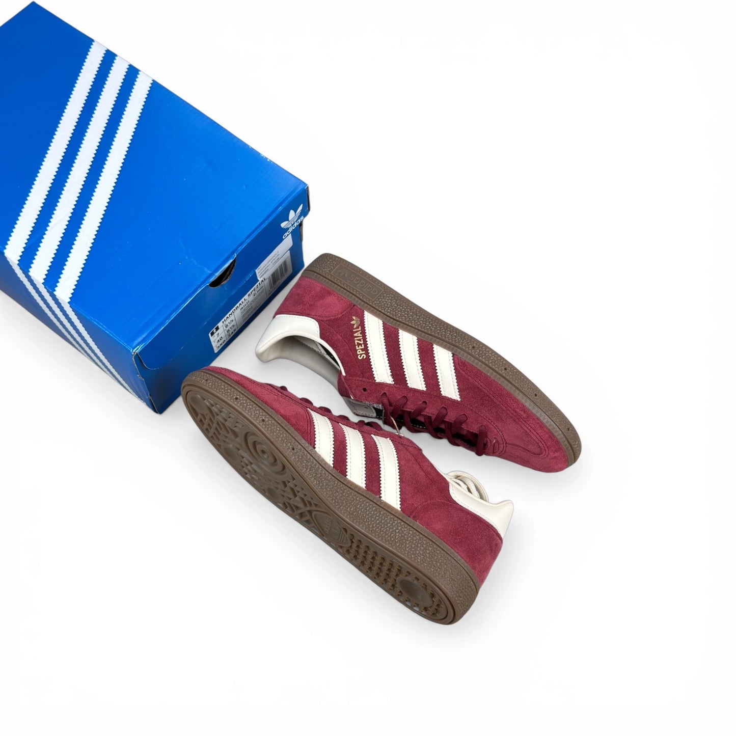 adidas Handball Spezial Burgundy Crew White JR2122 – EU 40, brand new with original box
