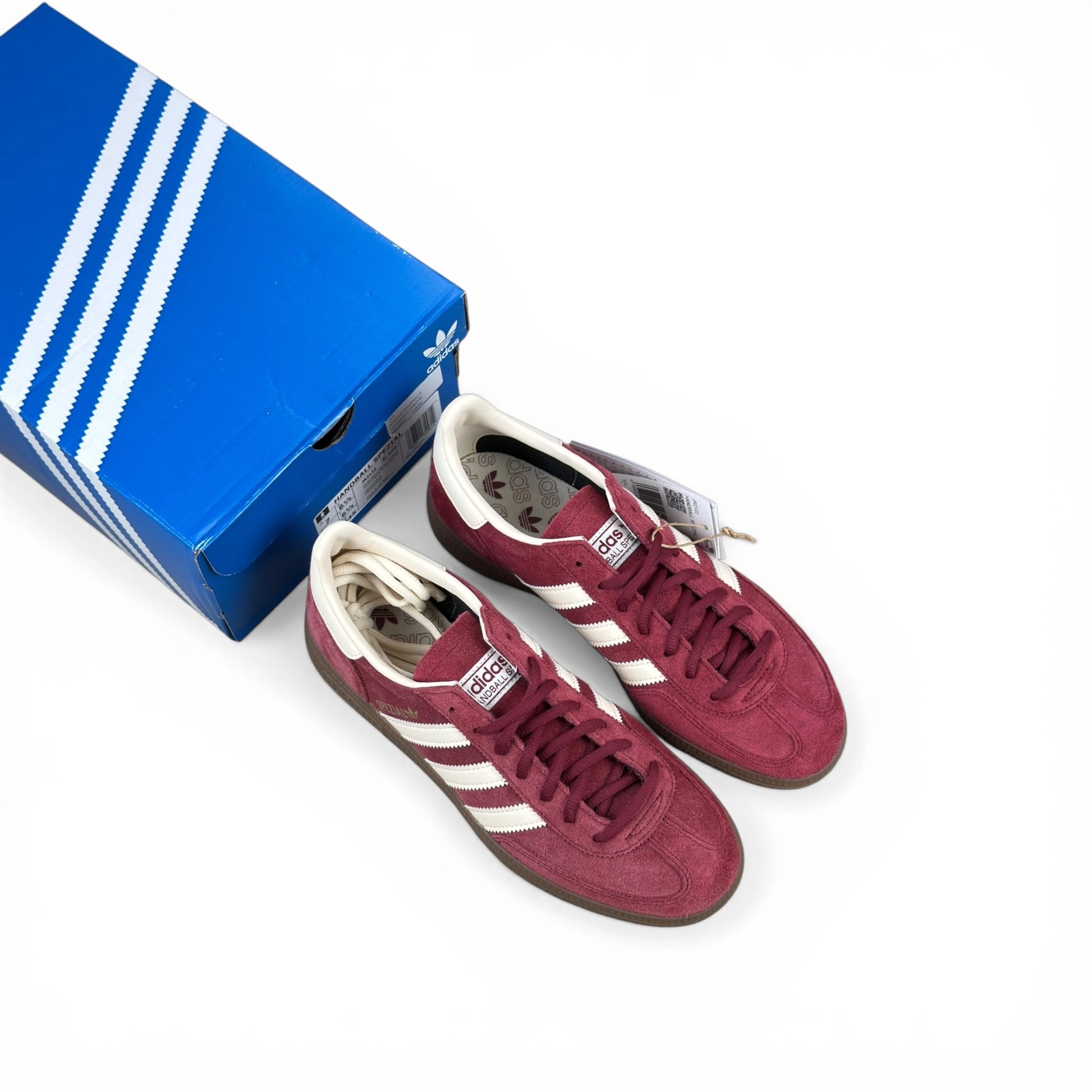 adidas Handball Spezial Burgundy Crew White JR2122 – EU 40, brand new with original box