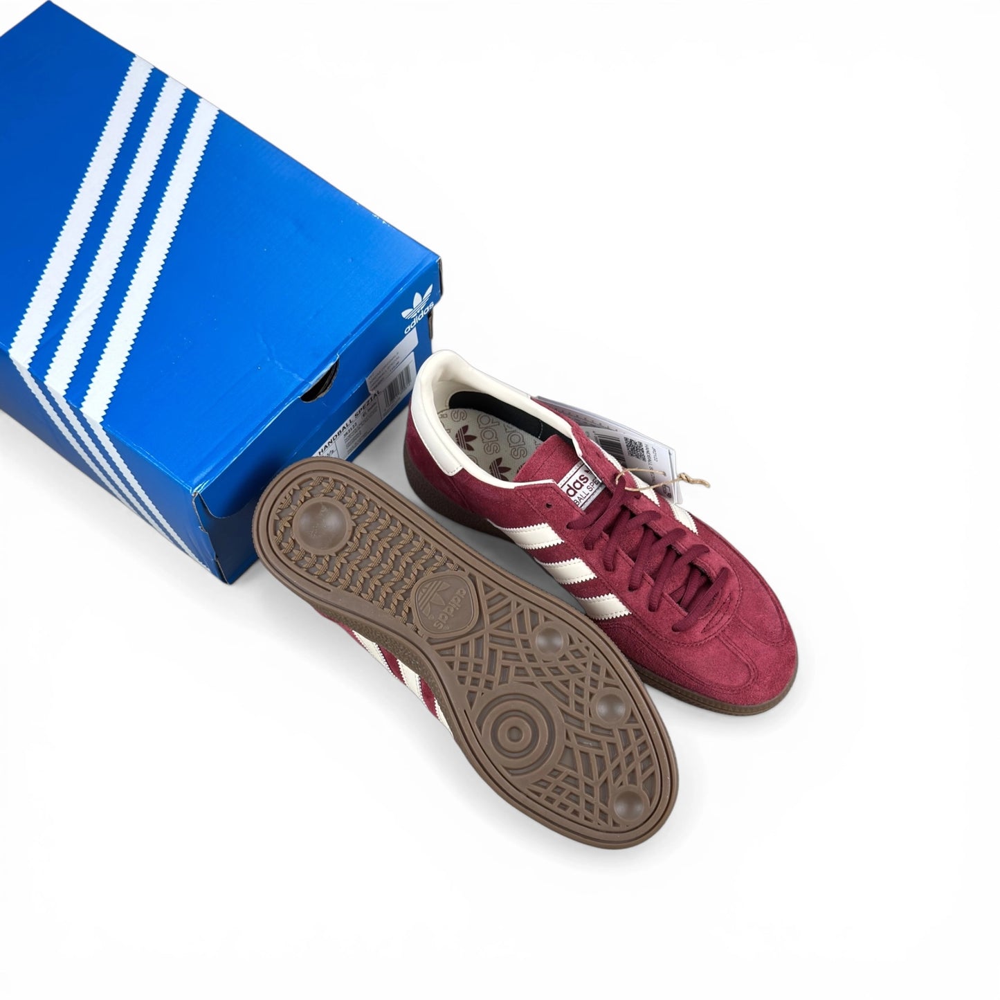 adidas Handball Spezial Burgundy Crew White JR2122 – EU 40, brand new with original box