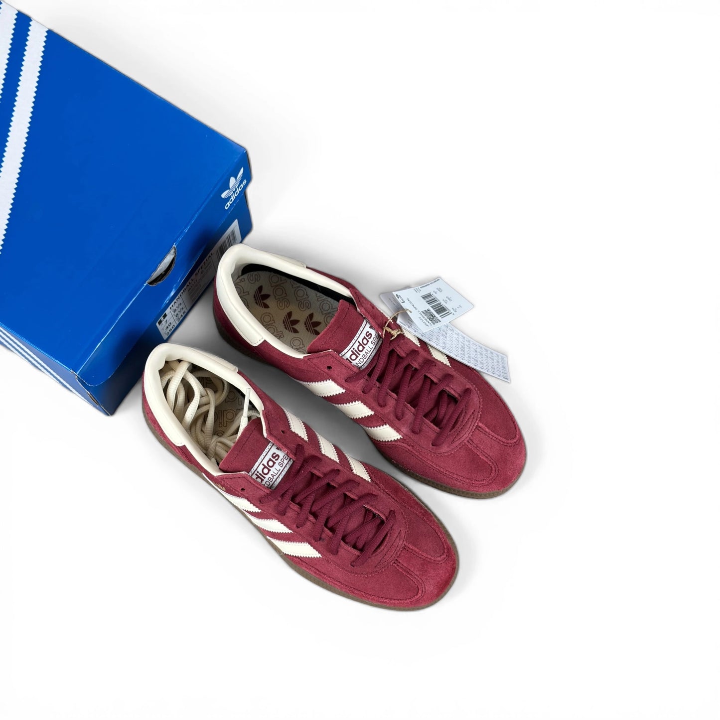 adidas Handball Spezial Burgundy Crew White JR2122 – EU 40, brand new with original box