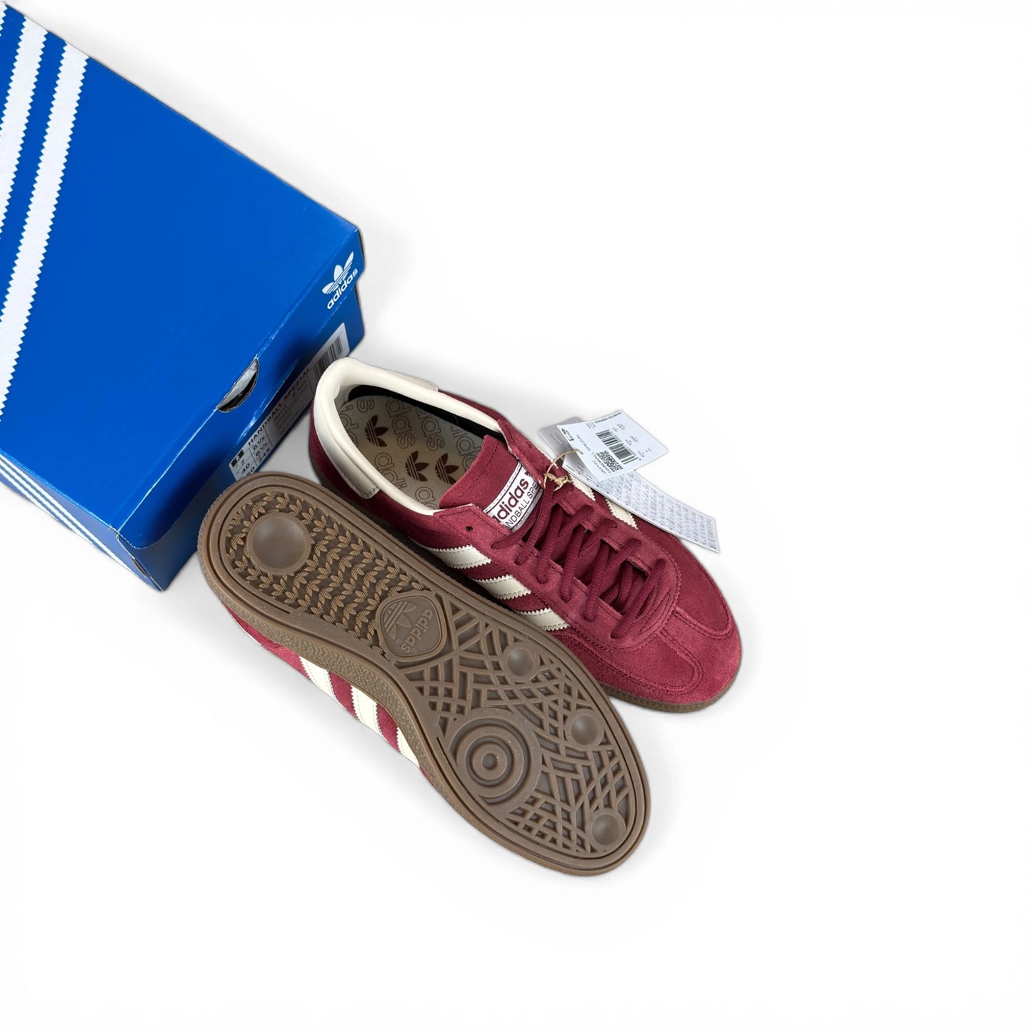 adidas Handball Spezial Burgundy Crew White JR2122 – EU 40, brand new with original box