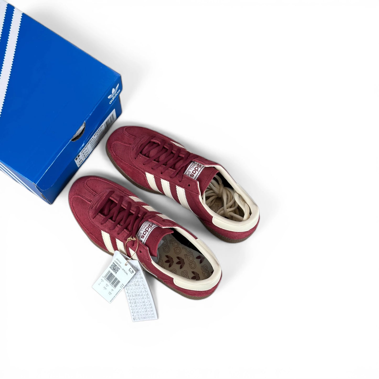 adidas Handball Spezial Burgundy Crew White JR2122 – EU 40, brand new with original box