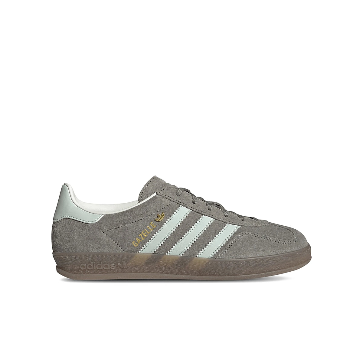 adidas Gazelle Indoor Silver Pebble Linen Green (Women's)
