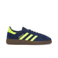 adidas Handball Spezial sneakers in Victory Blue, Solar Yellow and Gold Metallic suede