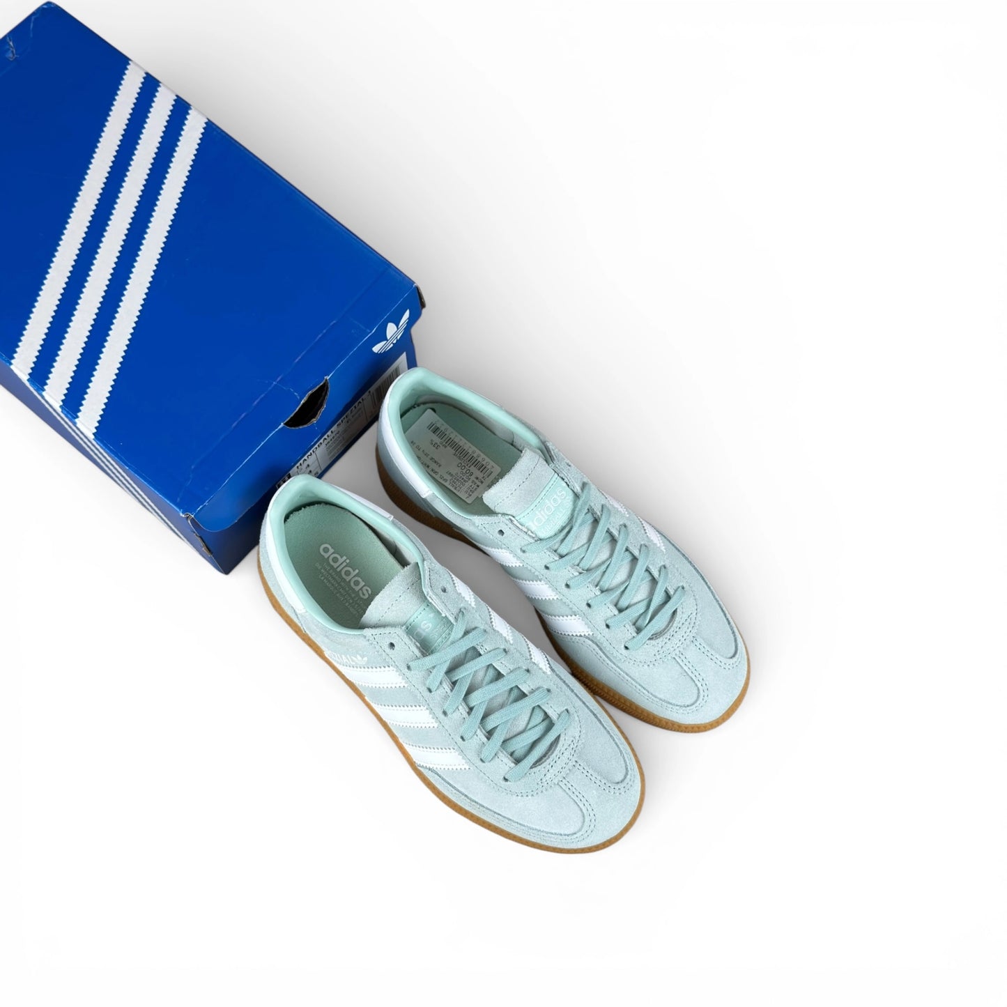 adidas Handball Spezial Ash Green / White / Gum (Junior’s) JR4970 – EU 36 2/3, brand new with original box