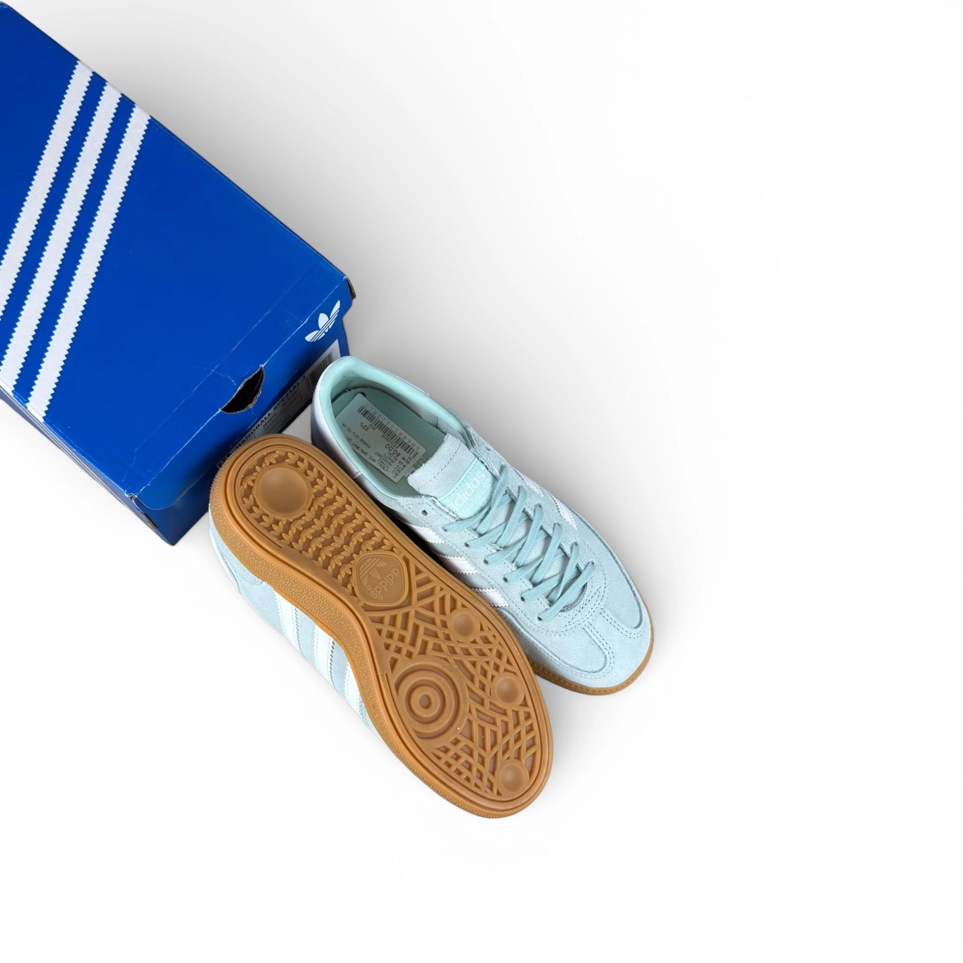 adidas Handball Spezial Ash Green / White / Gum (Junior’s) JR4970 – EU 36 2/3, brand new with original box