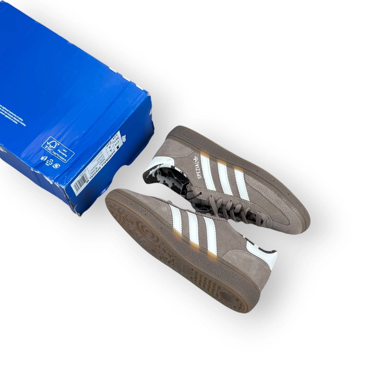 adidas Handball Spezial Chalky Brown Cow Print (Women’s) – size EU 36 2/3, brand new with cut outlet box