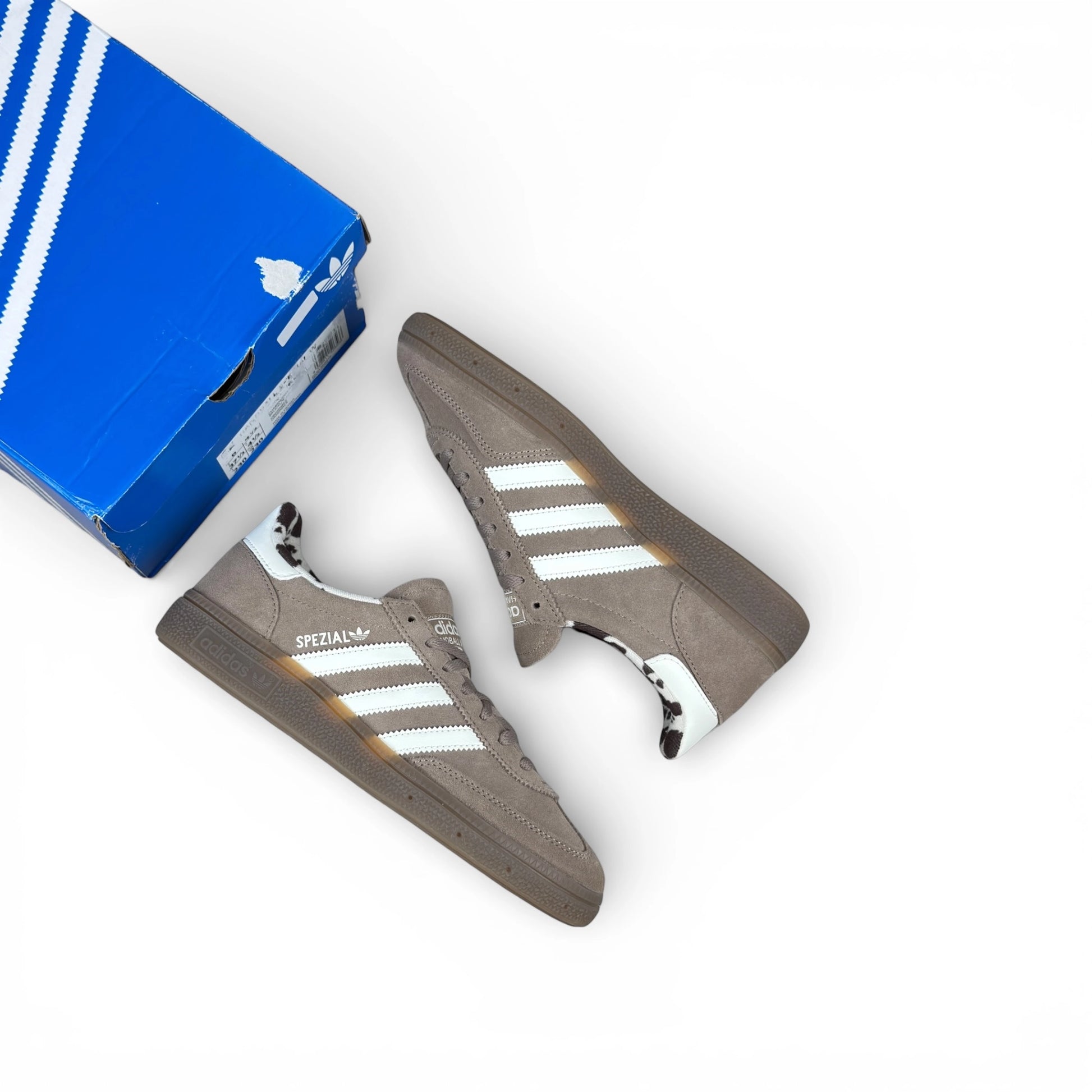 adidas Handball Spezial Chalky Brown Cow Print (Women’s) – size EU 37⅓, brand new with original box