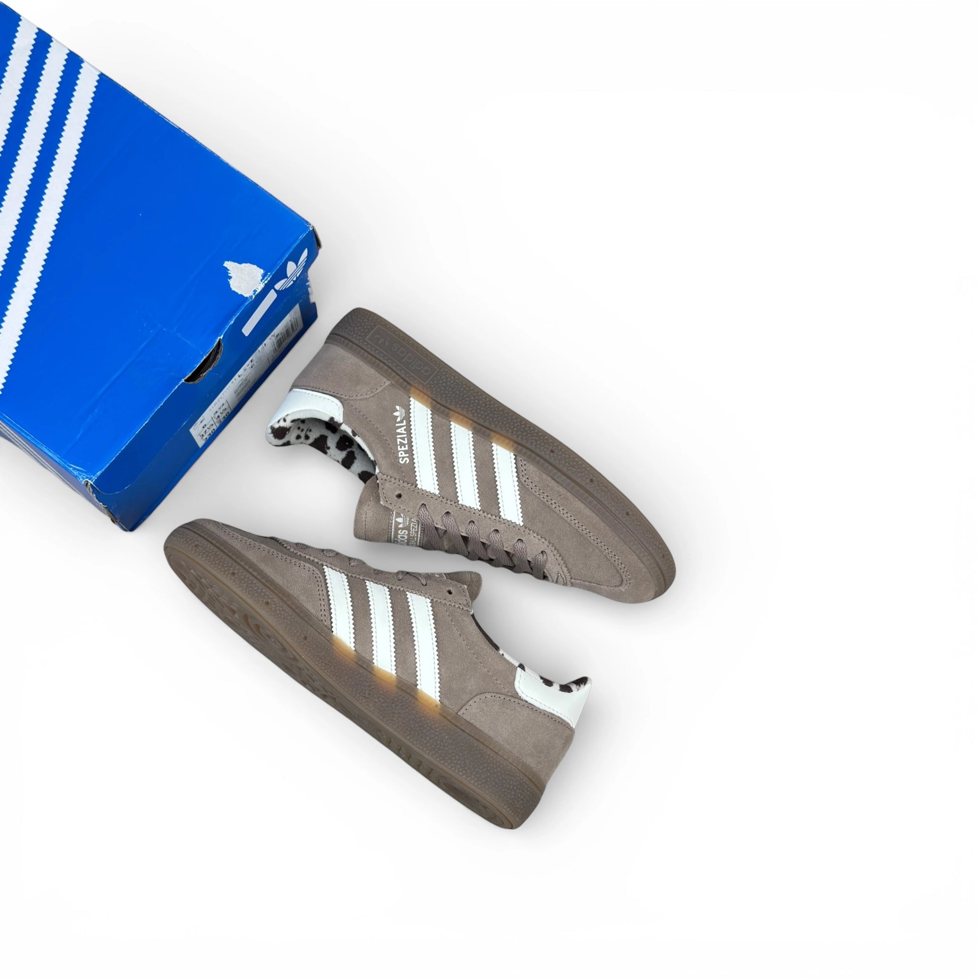 adidas Handball Spezial Chalky Brown Cow Print (Women’s) – size EU 37⅓, brand new with original box