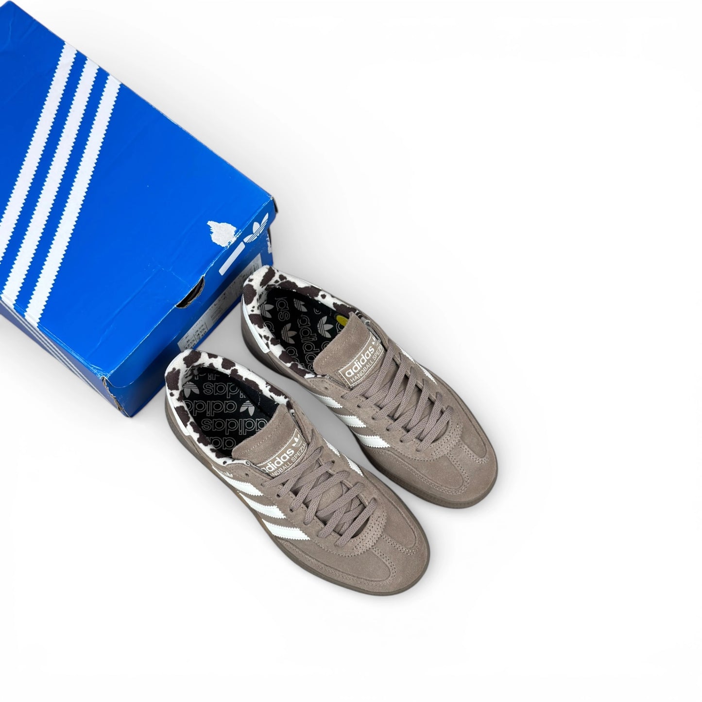 adidas Handball Spezial Chalky Brown Cow Print (Women’s) – size EU 37⅓, brand new with original box