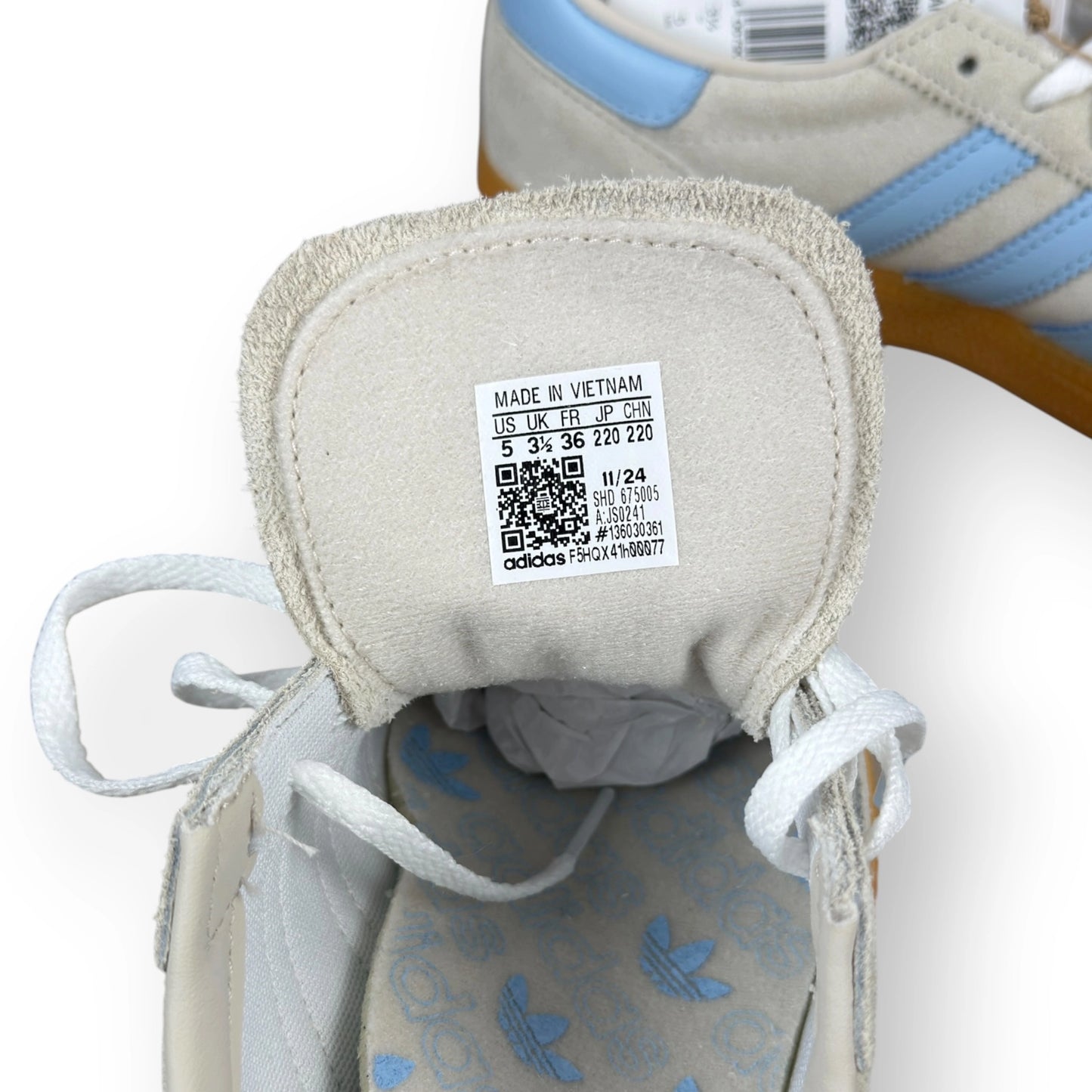Adidas Handball Spezial Alumina Clear Sky JS0241 – EU 36, brand new with original box