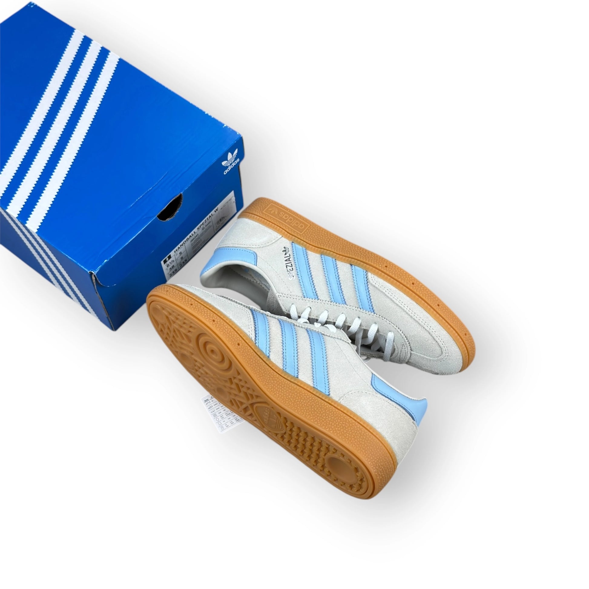 Adidas Handball Spezial Alumina Clear Sky JS0241 – EU 38, brand new with original box