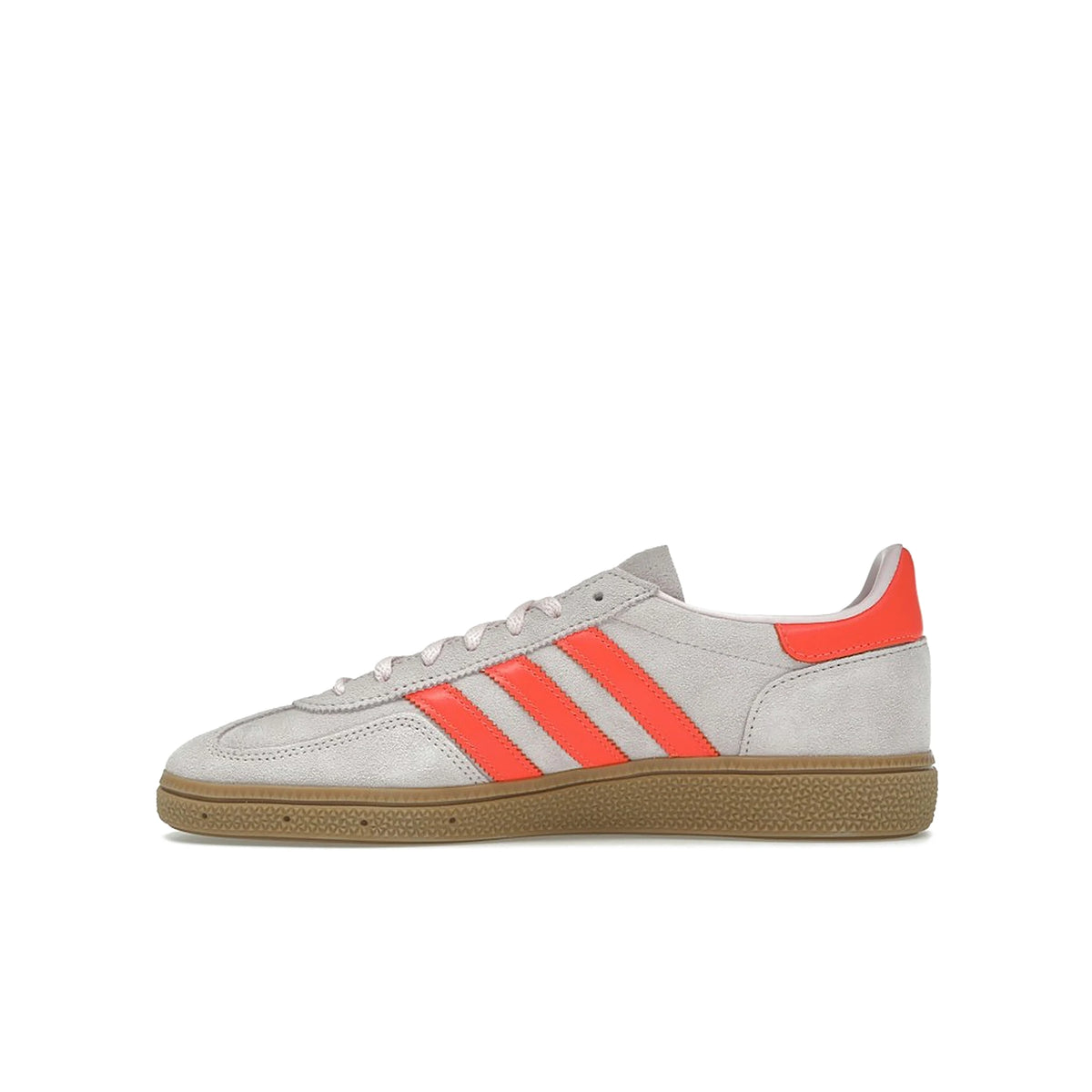 adidas Handball Spezial women's shoes in clear pink, solar orange accents, suede – image 3 of 4