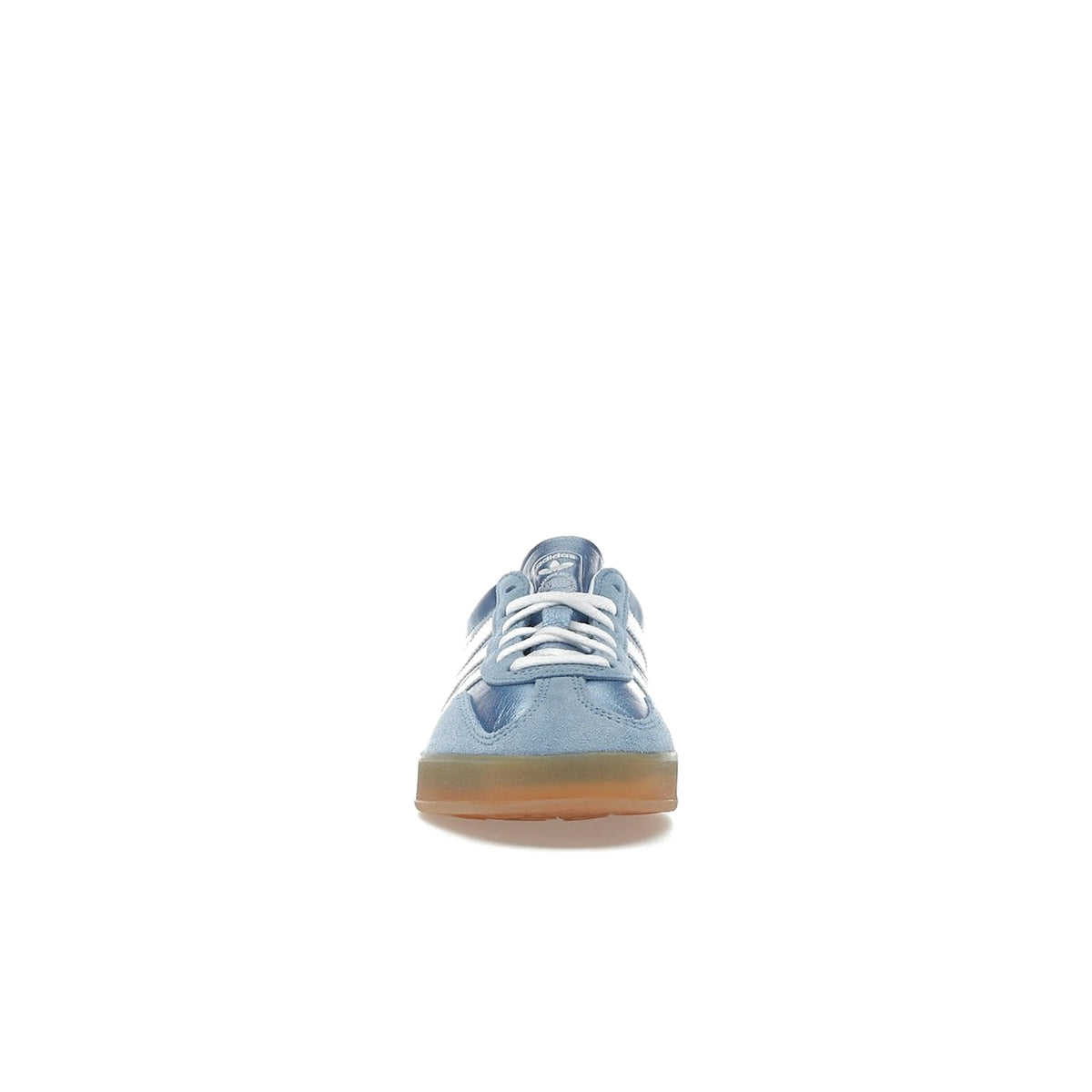 adidas Gazelle Indoor women's shoes in blue suede with cloud white and gum sole – image 2 of 4