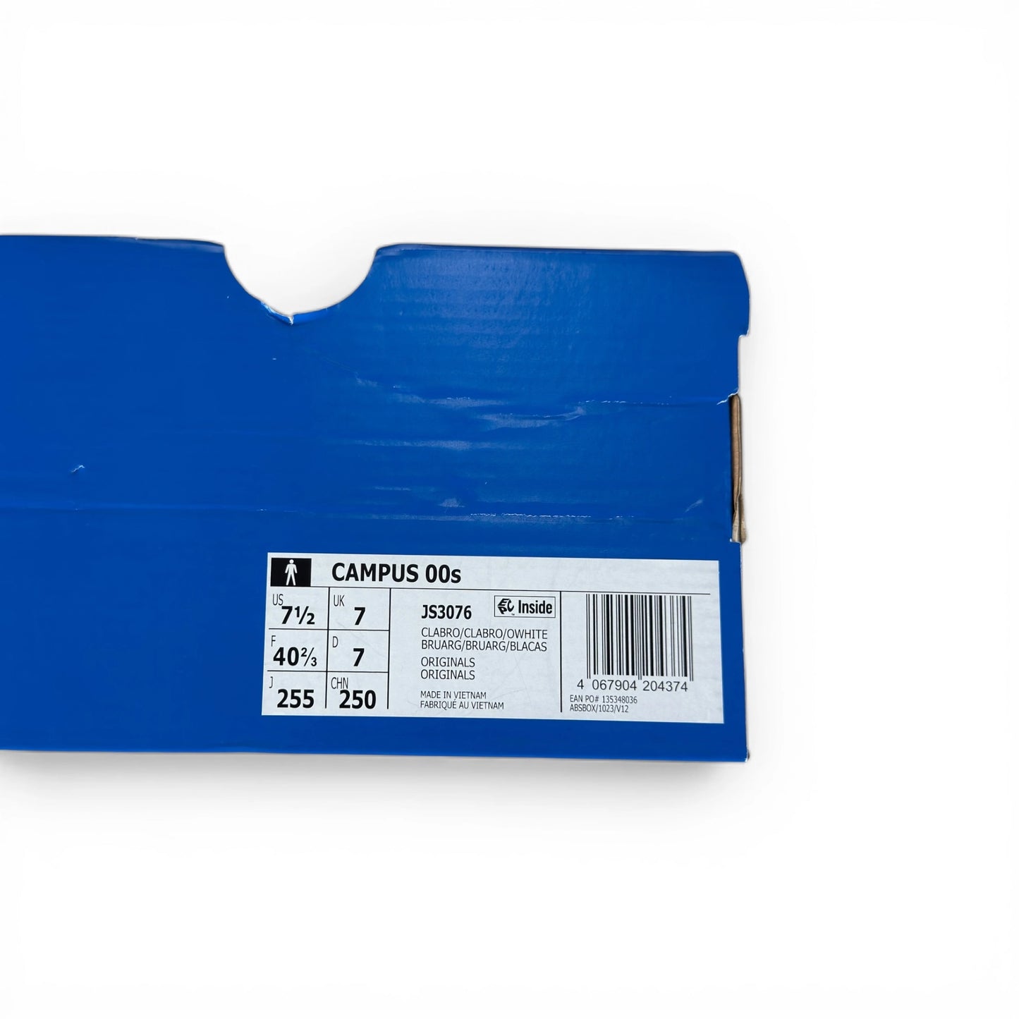 adidas Campus 00s Clay Brown JS3076 – EU 40 2/3, brand new with cut box