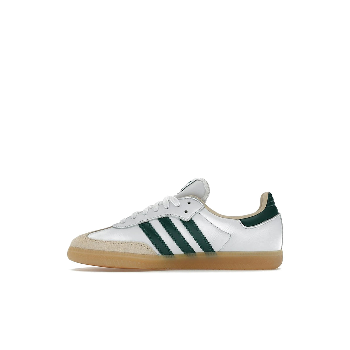 adidas Samba OG Cloud White Collegiate Green Gum leather kids – image 3 of 4