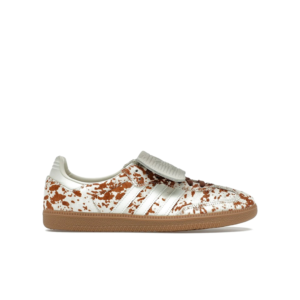 adidas Samba LT Cow Print women's shoe, off white, pink, gum, textile