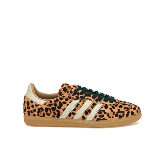 adidas Samba OG Leopard Magic Beige (Women's)