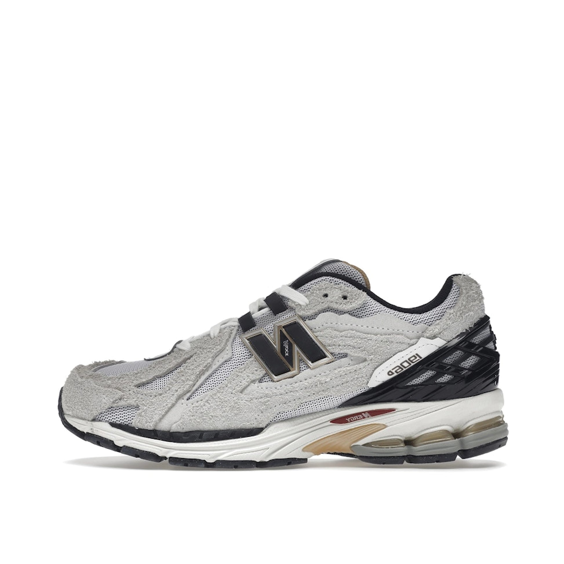 New Balance 1906D Protection Pack Reflection sneakers, sole view, model M1906DC in grey with reflective details.