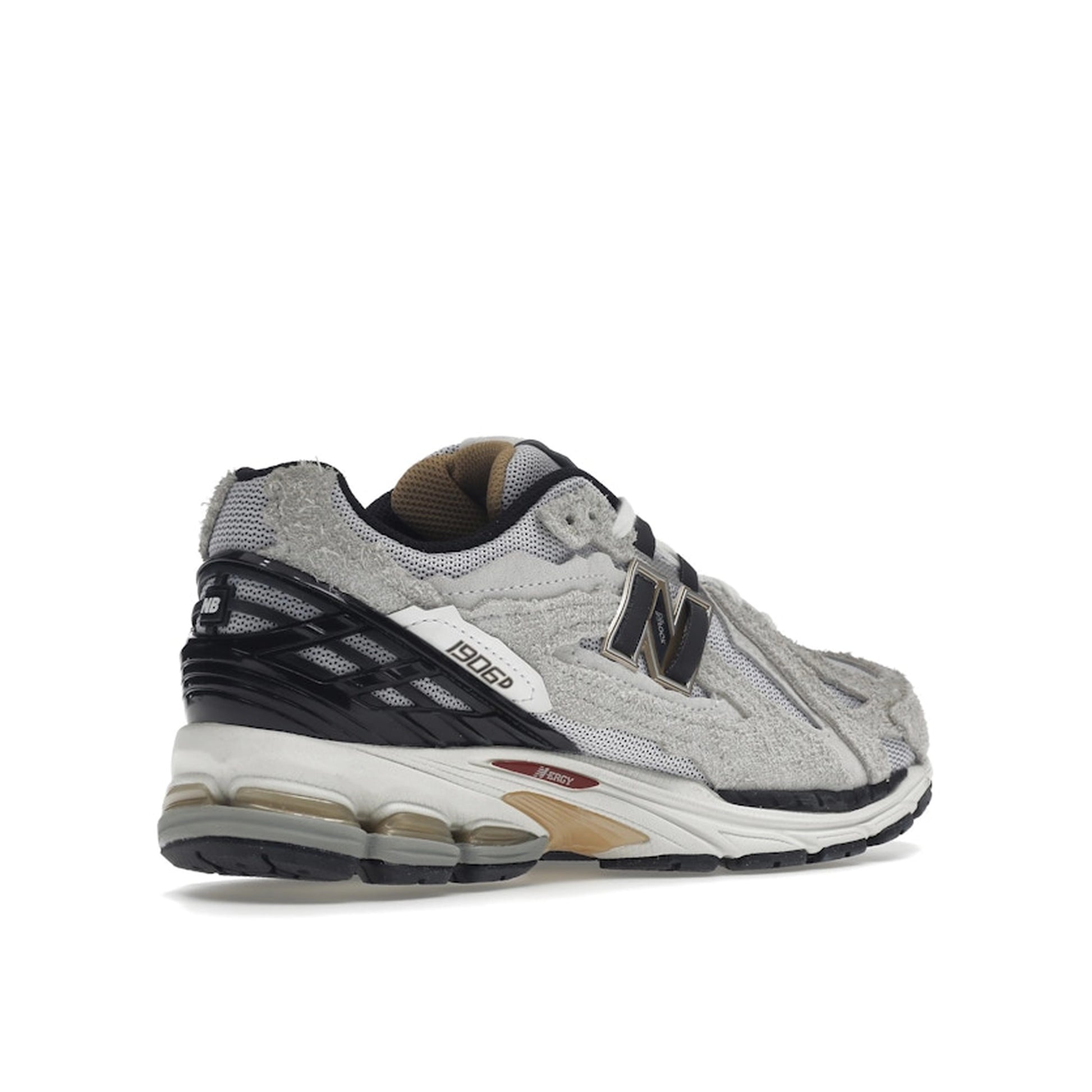 New Balance 1906D Protection Pack Reflection sneakers, sole view, model M1906DC in grey with reflective details.