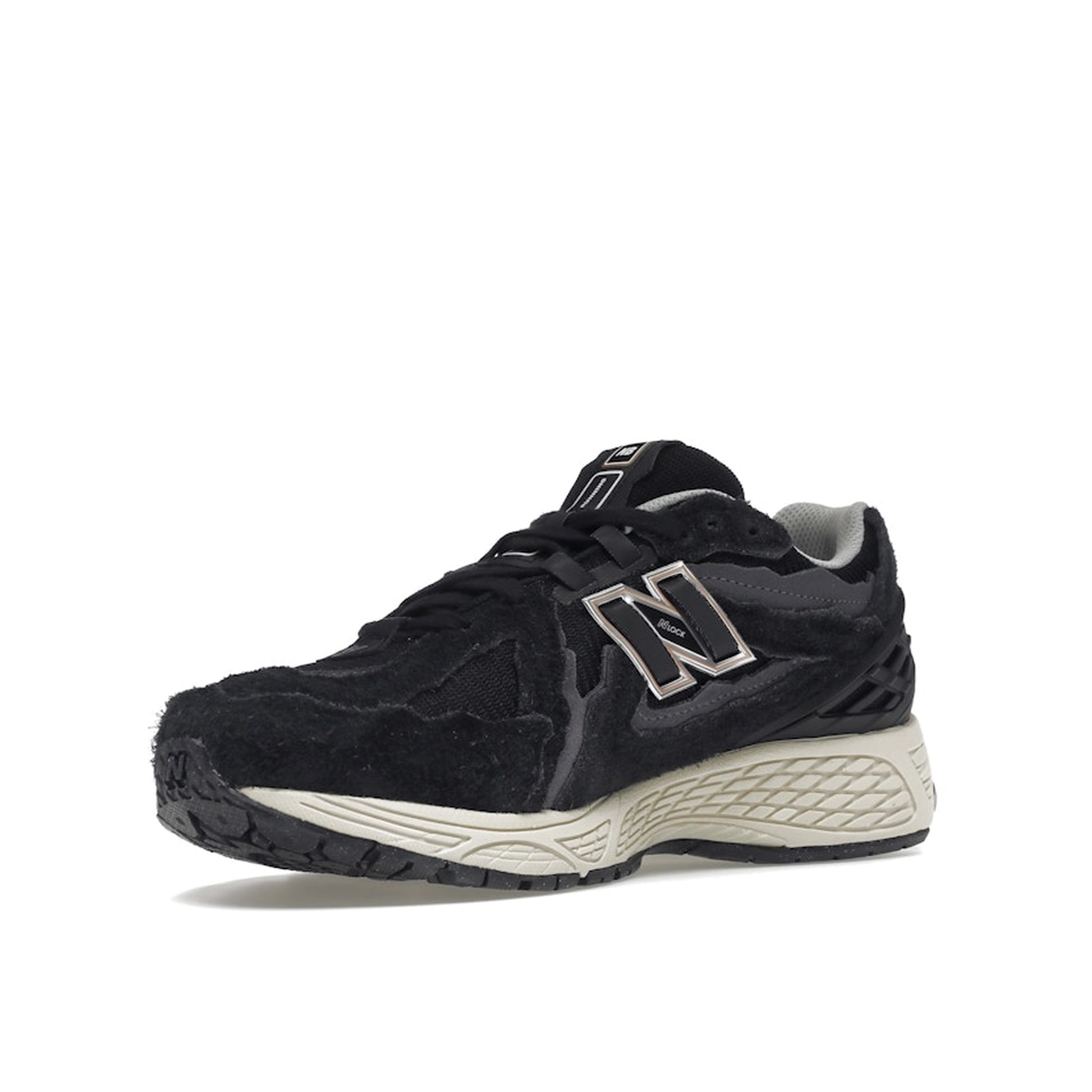 New Balance 1906D Protection Pack sneakers, front view, model M1906DD, black suede.