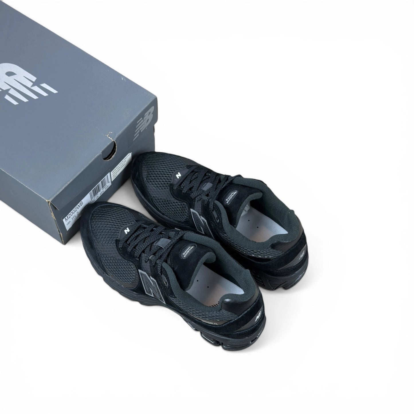 New Balance 2002R Mesh Black Metallic – EU 45.5, brand new authentic pair with box