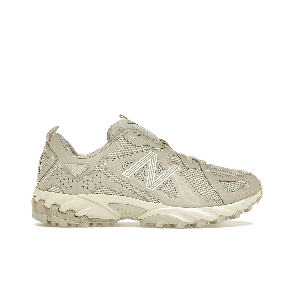 New Balance 610 Incubation Timberwolf with Moonbeam accents, textile construction