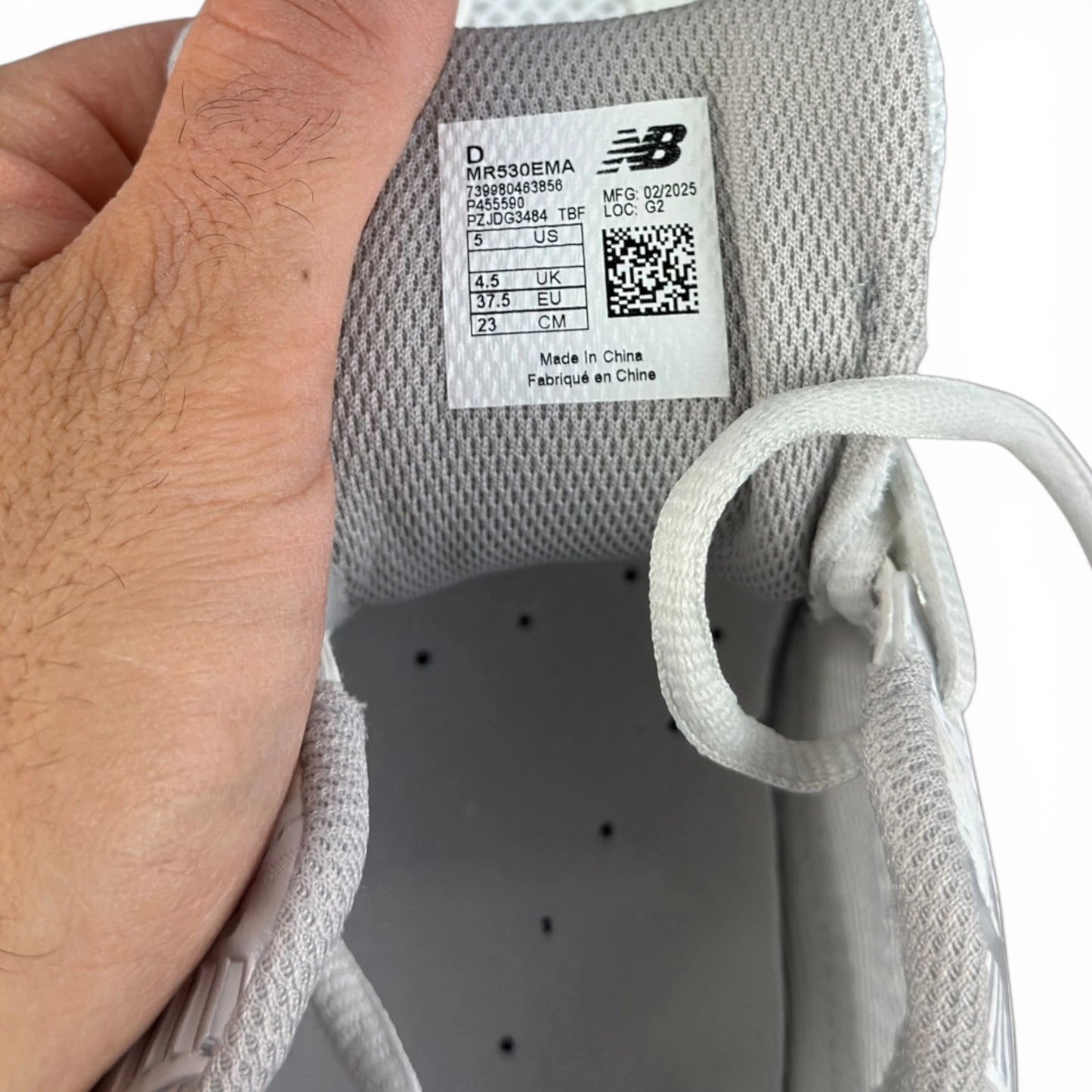 New Balance 530 Munsell White MR530EMA – size EU 37.5, brand new with original box