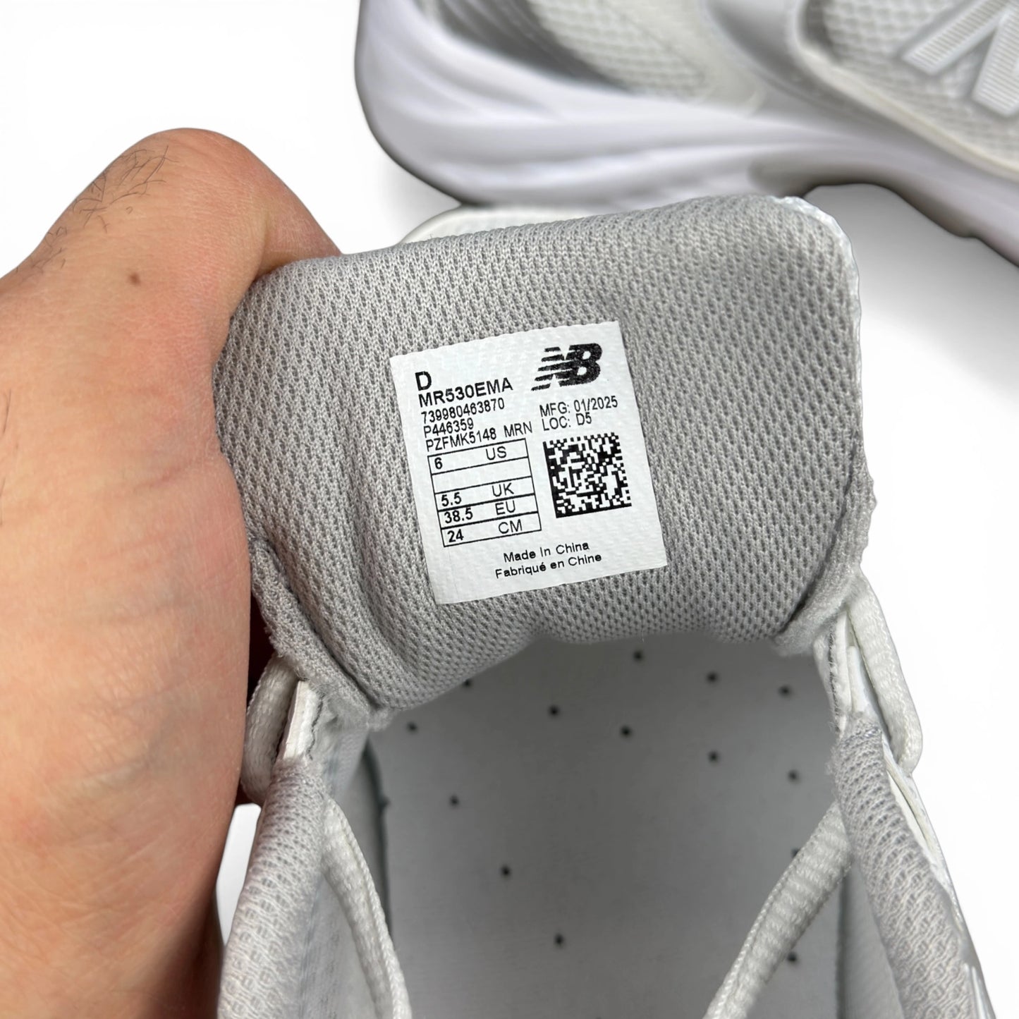 New Balance 530 Munsell White MR530EMA – size EU 38.5, brand new with original box