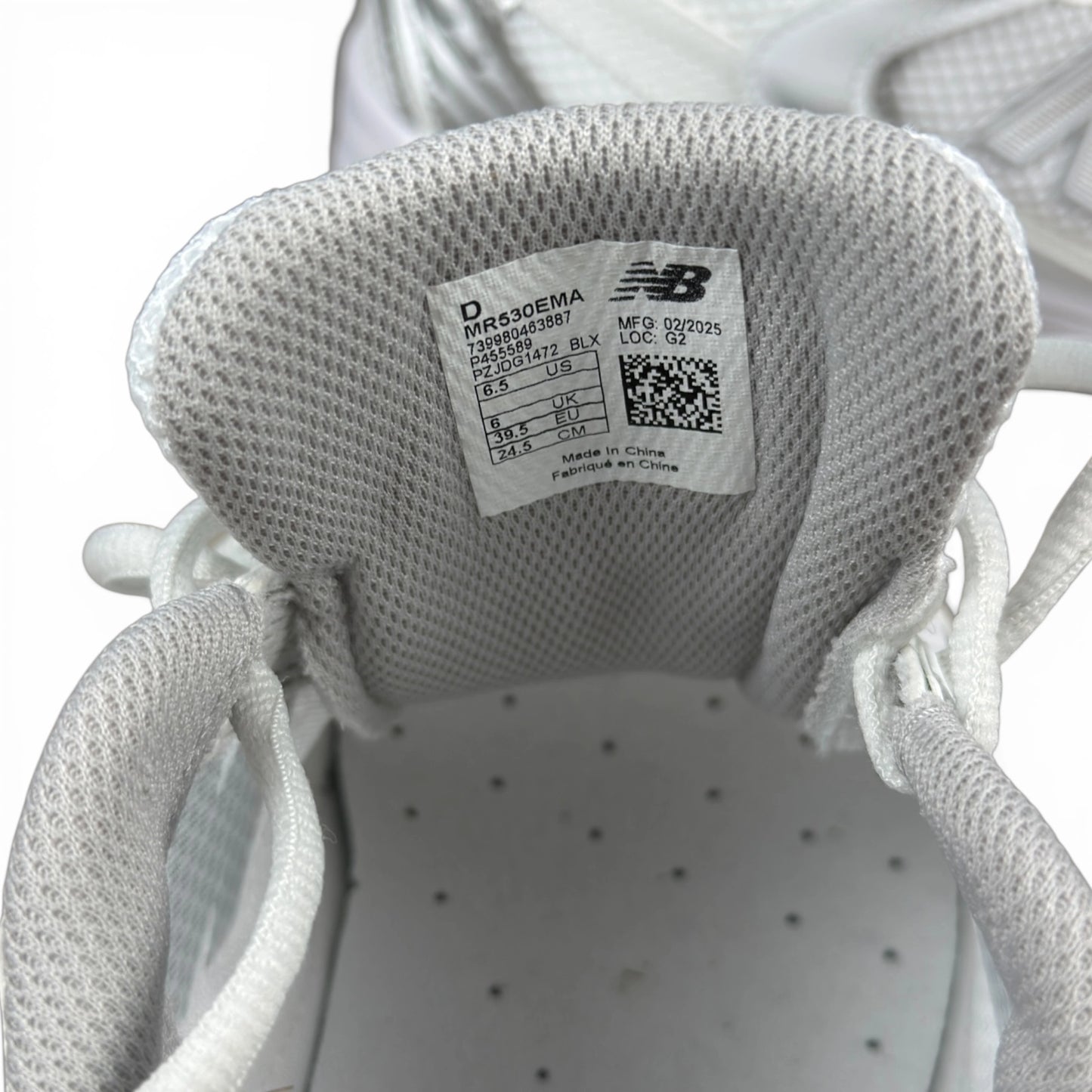 New Balance 530 Munsell White MR530EMA – size EU 39.5, brand new with original box