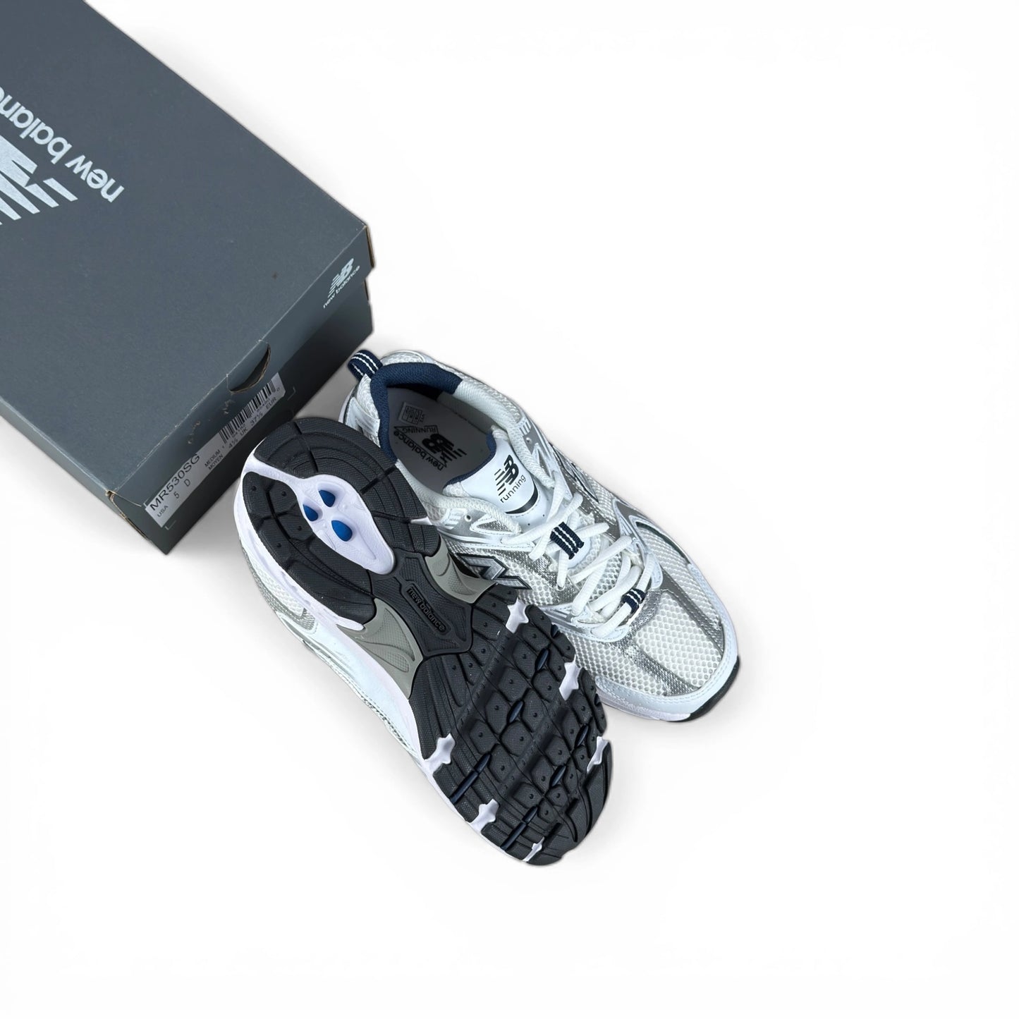 New Balance 530 White Silver Navy MR530SG – EU 37.5, brand new with original box