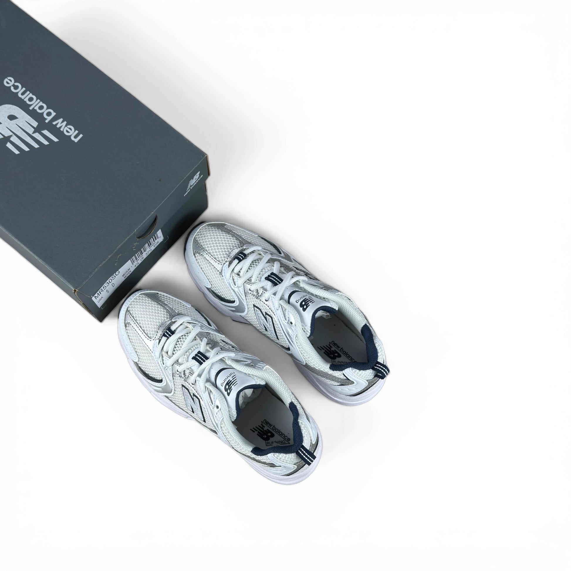 New Balance 530 White Silver Navy MR530SG – EU 37.5, brand new with original box