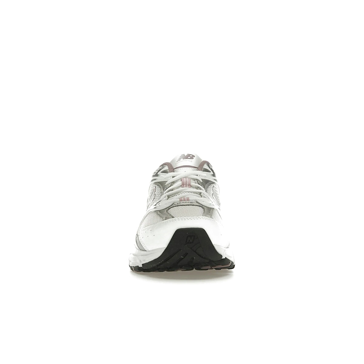 New Balance 530 Ice Wine in white, silver metallic and ice wine leather with mesh accents – image 2 of 4