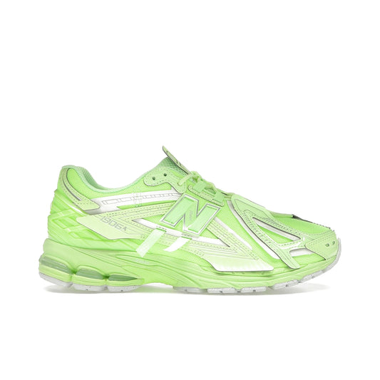 New Balance 1906A sneakers in neon green and mint flash mesh and leather