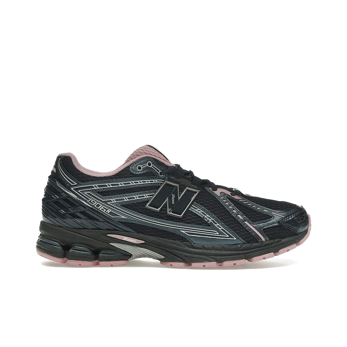 New Balance 1906R black and pink mesh and synthetic sneaker